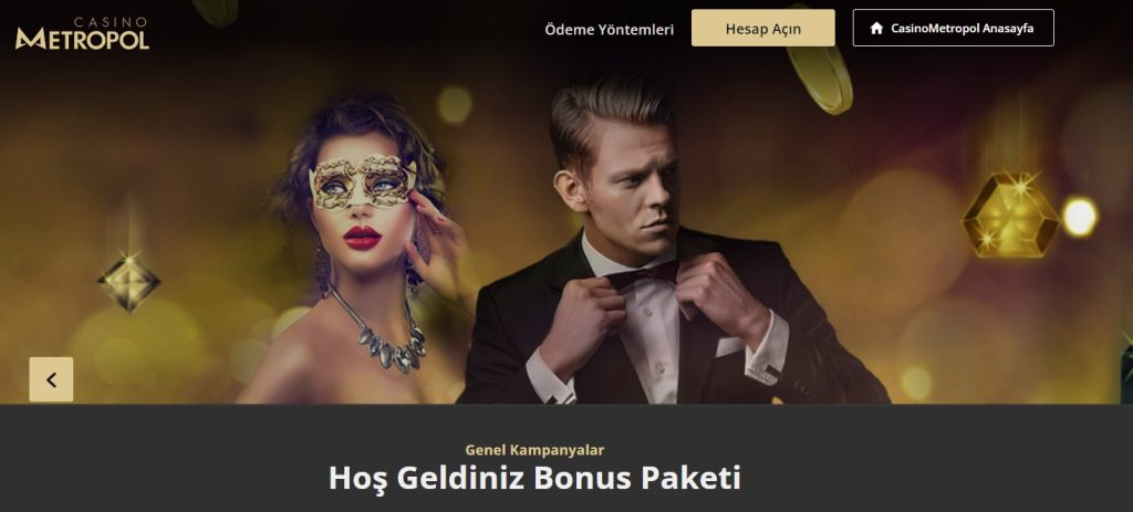 Casino Metropol Hoşgeldin Bonus Paketi